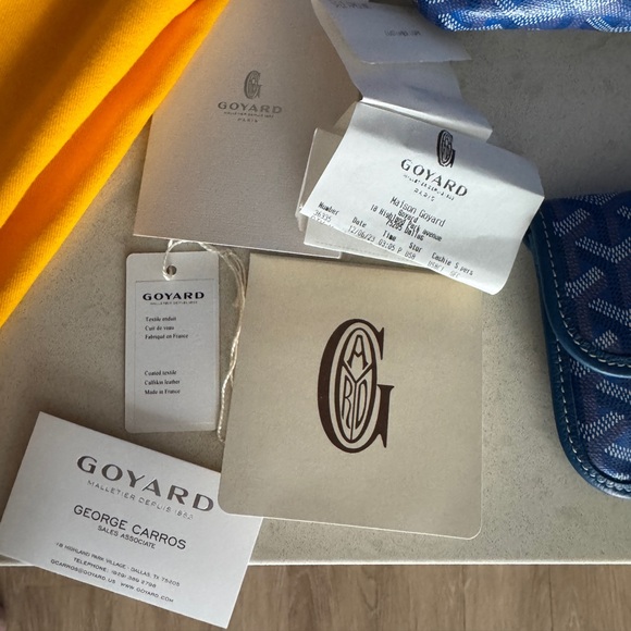 GOYARD ST LOUIS PM BAG BLUE - Picture 10 of 10